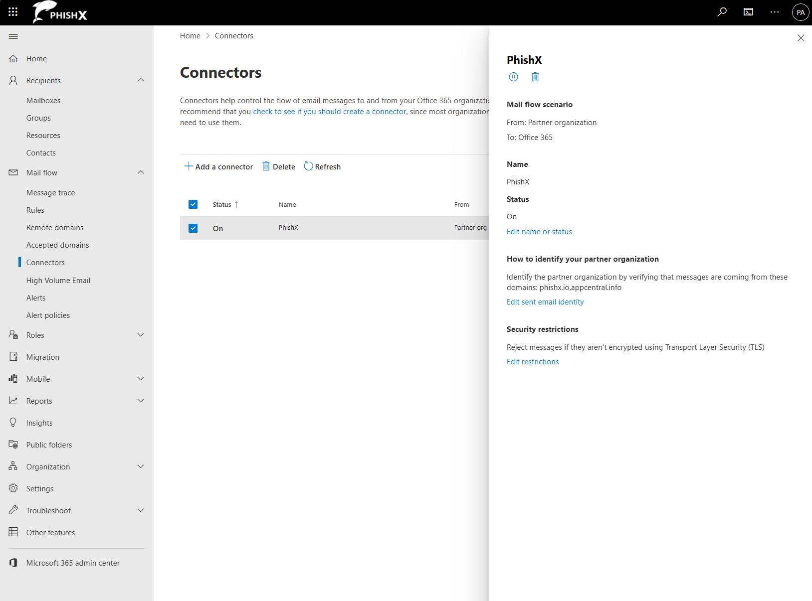Exchange Admin Center